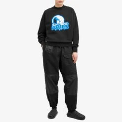 Aries Kasper Crew Sweat -Vibrant Vogue 14 03 2024 BLR SUAR20006 BK m8 1