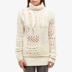 Our Legacy Crochet Roll Neck Jumper 8 Our Legacy Crochet Roll Neck Jumper -Vibrant Vogue 14 12 23 LS W4233CB 6 1