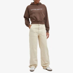 Sporty & Rich Athletic Club Hoodie -Vibrant Vogue 15 02 2024 LB HCAW2318CH BRO m8 1