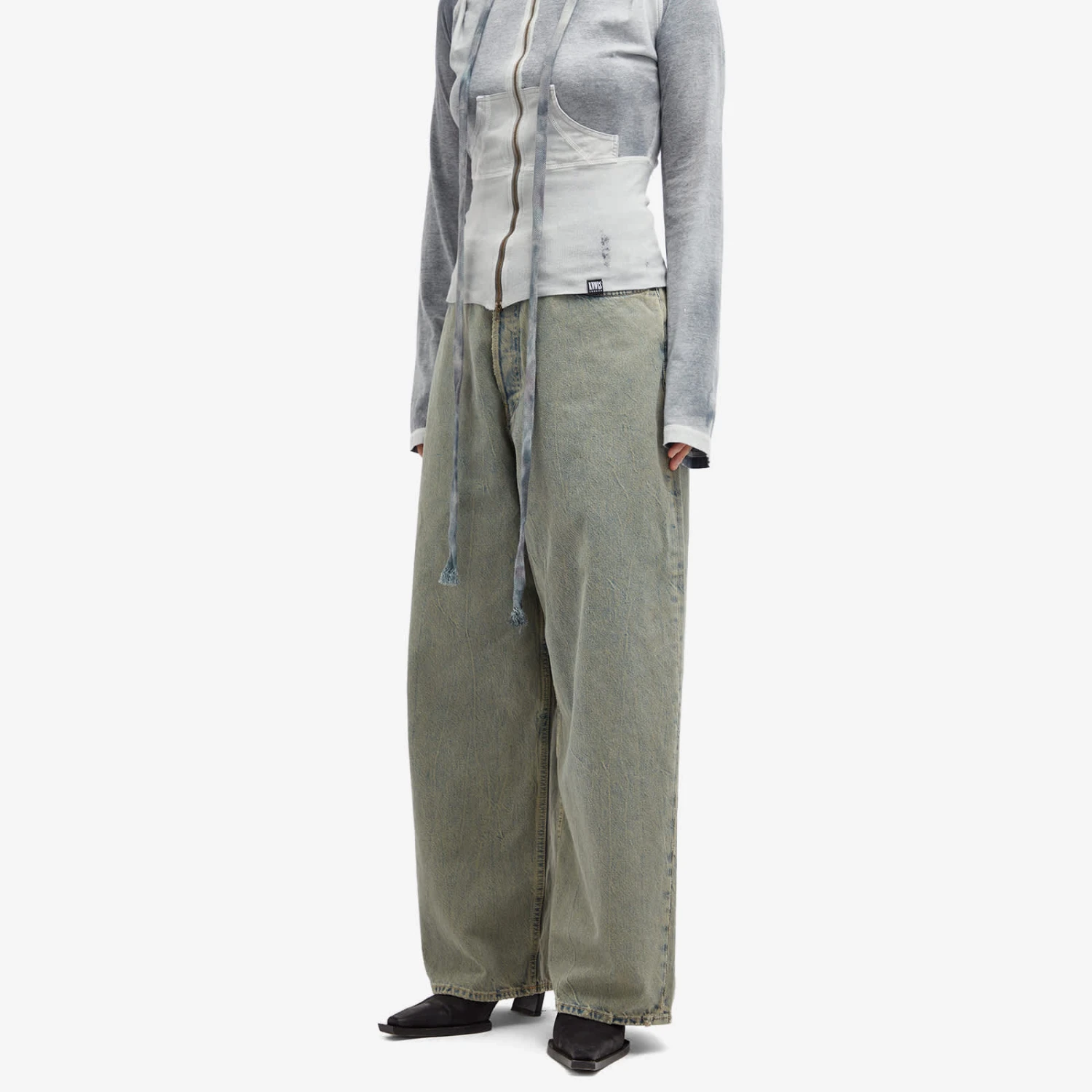 Acne Studios 2023F Delta Wide Leg Jeans 4 Acne Studios 2023F Delta Wide Leg Jeans - Image 2