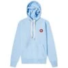 Casablanca Logo Patch Hooded Sweat -Vibrant Vogue 15 04 2022 TC WS22 JTP 018 BLU 1 1