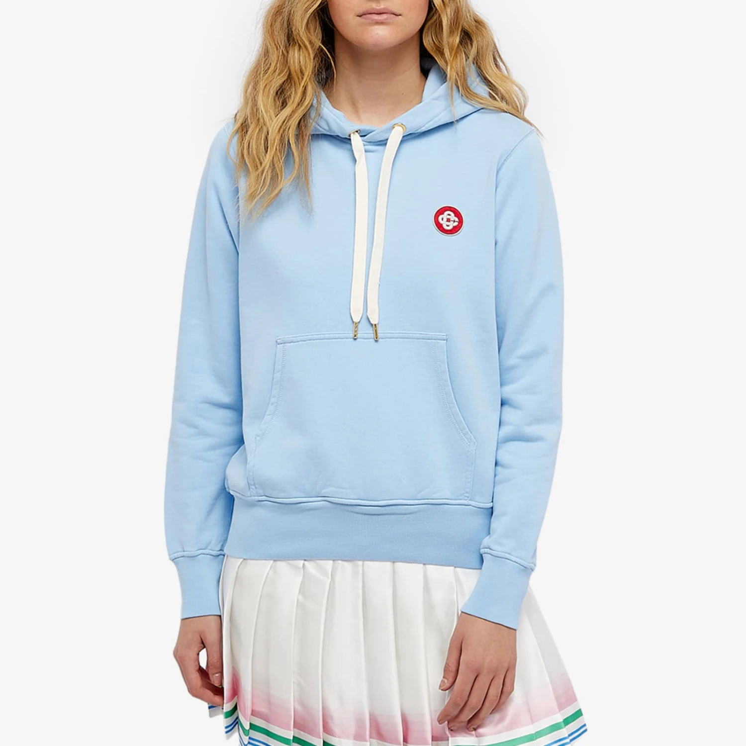 Casablanca Logo Patch Hooded Sweat 4 Casablanca Logo Patch Hooded Sweat - Image 2