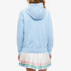 Casablanca Logo Patch Hooded Sweat 9 Casablanca Logo Patch Hooded Sweat -Vibrant Vogue 15 04 2022 TC WS22 JTP 018 BLU 7 1