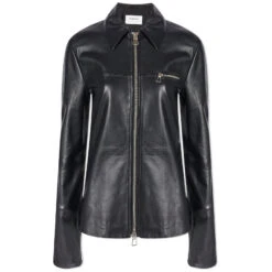 Sportmax Gel Leather Jacket