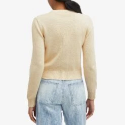 Palm Angels Classic Logo Fitted Cardigan -Vibrant Vogue 16 02 2024 JD PWHB020S24KNI0010310 7 1