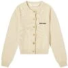 Palm Angels Classic Logo Fitted Cardigan -Vibrant Vogue 16 02 2024 jdx pwhb020s24kni0010310 1