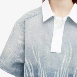 Botter Gradient Denim Polo Top 11 Botter Gradient Denim Polo Top -Vibrant Vogue 17 05 24 SI 241 M4101 DI 9 1