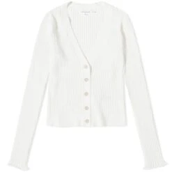 Good American Cozy Rib Knit Cardigan