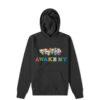 Awake NY X Peanuts Kids' Hoodie -Vibrant Vogue 17 10 2023 JWx AWK HO22 HDK001 BLK m1 1