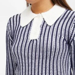 Obey Sylvie Polo Knitted Jumper 11 Obey Sylvie Polo Knitted Jumper -Vibrant Vogue 18 01 2024 GH2 251000113 ANV 10 1