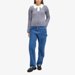 Obey Sylvie Polo Knitted Jumper 10 Obey Sylvie Polo Knitted Jumper -Vibrant Vogue 18 01 2024 GH2 251000113 ANV m9 1