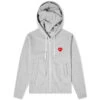 Comme Des Garçons Play Invader Heart Hooded Sweat -Vibrant Vogue 18 04 2023 LS P1T325 GY 1 1