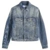 Off-White Strap Detail Denim Jacket -Vibrant Vogue 18 06 24 NS OWYE012C99DEN0064500 1 1