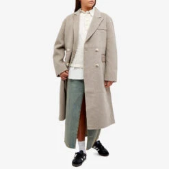 Meotine Miles Double Faced Wool Coat 10 Meotine Miles Double Faced Wool Coat -Vibrant Vogue 18 09 23 NS MEO MILES JKT BGE m9 1