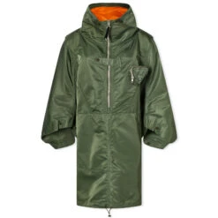 Toga Nylon Twill Poncho Jacket