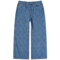 GANNI Denim Wide Pants