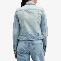COURREGES Courrèges Multiflex Blue Denim Trucker Jacket -Vibrant Vogue 19 03 2024 ja 124dbl154de0016 7011 8