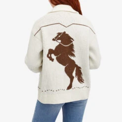 Nudie Jeans Co Sharon Western Knit Cardigan -Vibrant Vogue 19 12 2023 AJ 150566 7 1