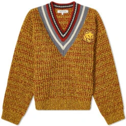 Maison Kitsune Fox Head Crafty Comfort Jumper