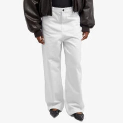 WARDROBE.NYC Low Rise Jeans -Vibrant Vogue 20 02 2024 LB W2048PC WHT 7 1