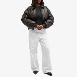 WARDROBE.NYC Low Rise Jeans -Vibrant Vogue 20 02 2024 LB W2048PC WHT m9 1