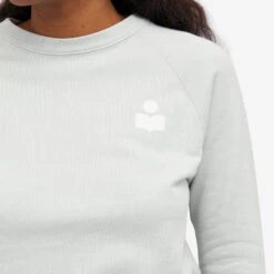 Isabel Marant Etoile Isabel Marant Étoile Milla Sweatshirt With Logo 11 Isabel Marant Etoile Isabel Marant Étoile Milla Sweatshirt With Logo -Vibrant Vogue 20 05 24 SI 23PSW0004FA A1M07E LUEC 9 1