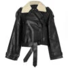 Meotine Bobby Leather Jacket With Fur Collar -Vibrant Vogue 20 09 2023 JWx MEO BOBBY FUR BLK 1 1