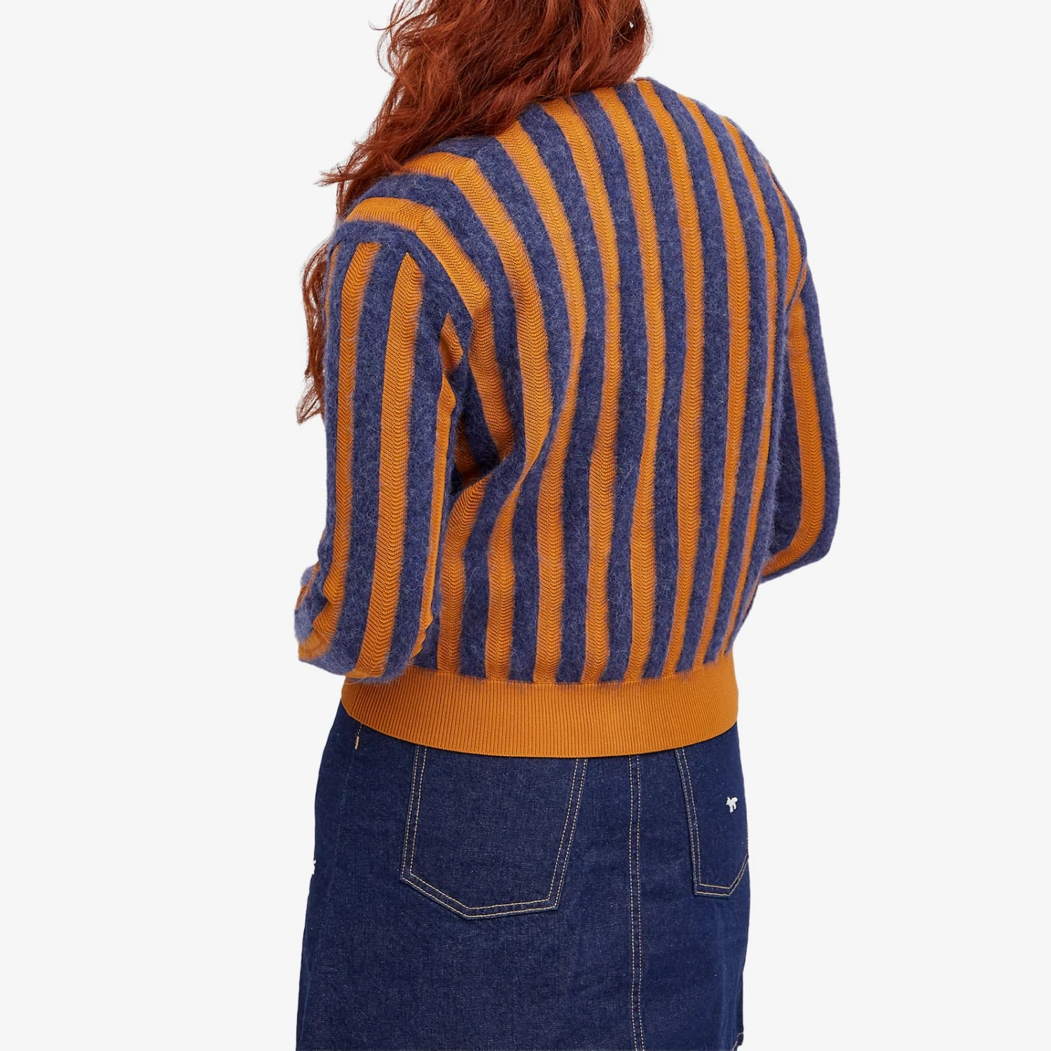 Maison Kitsune Striped Comfort Cardigan 5 Maison Kitsune Striped Comfort Cardigan - Image 3