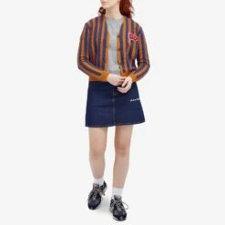 Maison Kitsune Striped Comfort Cardigan 10 Maison Kitsune Striped Comfort Cardigan -Vibrant Vogue 20 12 2023 JA LW00502KT1086 S476 m8 1