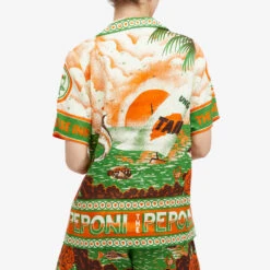 ALÉMAIS Bungalow Oversized Linen Shirt 9 ALÉMAIS Bungalow Oversized Linen Shirt -Vibrant Vogue 21 02 24 LS 3160T RED 8 1