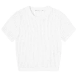 Alexander Wang Logo Crop T-Shirt
