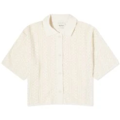 Holzweiler Loch Crochet Knit Shirt