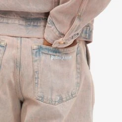 Palm Angels Overdye Logo Wide Leg Jeans -Vibrant Vogue 22 04 2024 ja pwyb027s24den0013030 9