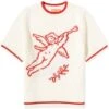KITRI Ara Red 'Cherub' Knit Top -Vibrant Vogue 23 01 2024 LB 2205917IW 1 1