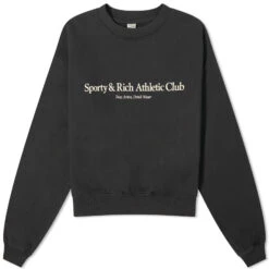 Sporty & Rich Athletic Cropped Sweat
