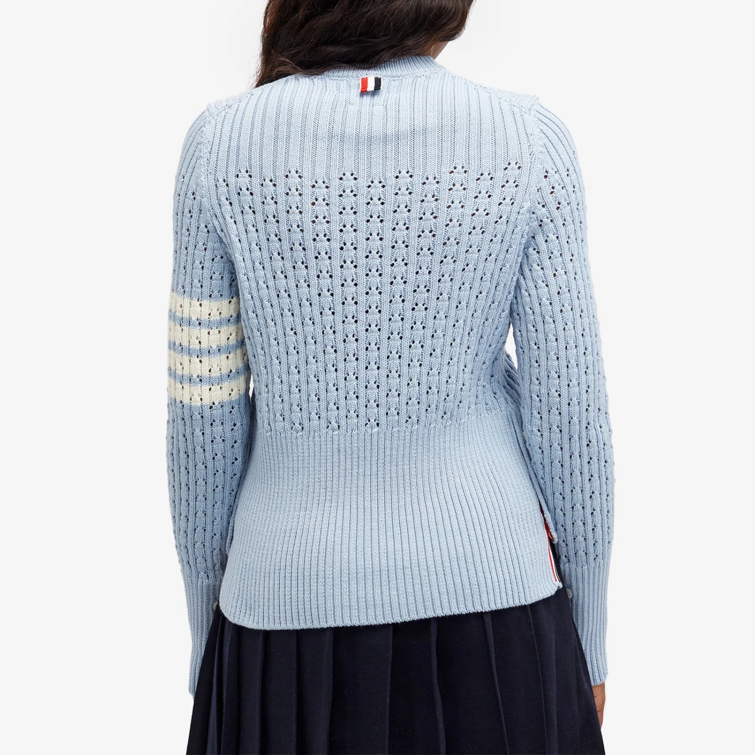 Thom Browne Pointelle Rib Stitch Wool Jumper 5 Thom Browne Pointelle Rib Stitch Wool Jumper - Image 3