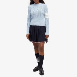 Thom Browne Pointelle Rib Stitch Wool Jumper 10 Thom Browne Pointelle Rib Stitch Wool Jumper -Vibrant Vogue 25 01 2024 LB FKA445A Y1024 m9 1