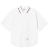 Thom Browne Box Pleat Rib Short Sleeve Shirt -Vibrant Vogue 25 01 2024 SI FLL166C 03113 1 1