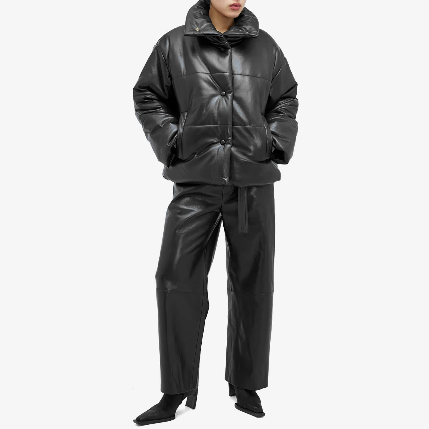 Nanushka Hide Leather Look Jacket 6 Nanushka Hide Leather Look Jacket - Image 4