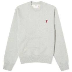 AMI Paris Red Small Ami De Coeur Sweatshirt