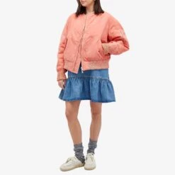 Story Mfg. Seed Bomber Jacket -Vibrant Vogue 25 04 24 SI SSS24JASEETWIMMP m10 1
