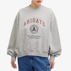 Axel Arigato University Logo Sweatshirt 8 Axel Arigato University Logo Sweatshirt -Vibrant Vogue 26 02 2024 LB A2314002 6 1