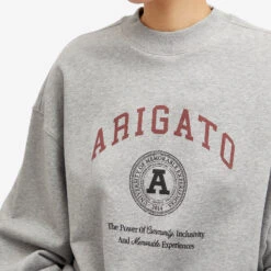 Axel Arigato University Logo Sweatshirt 11 Axel Arigato University Logo Sweatshirt -Vibrant Vogue 26 02 2024 LB A2314002 9 1