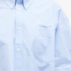 AMI Paris Tonal ADC Cropped Oversized Shirt -Vibrant Vogue 26 04 24 SI USH133 CO0031 484 9 1