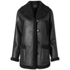 Front Page 58 A.P.C. Clara Shearling Jacket