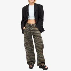 Alexander Wang Camo Bagged Out Combat Pocket Jeans -Vibrant Vogue 27 09 2023 JA 4DC4234115 240 m8 1