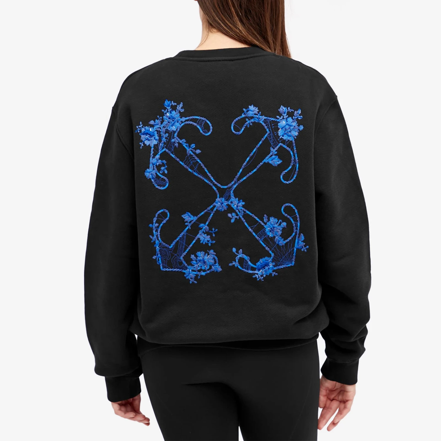 Off-White Flower Arrow Regular Crewneck Sweatshirt 5 Off-White Flower Arrow Regular Crewneck Sweatshirt - Image 3
