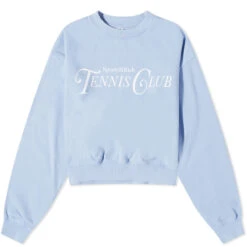 Sporty & Rich Rizzoli Tennis Cropped Sweat