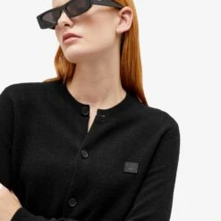 Acne Studios Keva Face Slim Fit Cardigan -Vibrant Vogue 28 08 2023 gh a60280 900 9