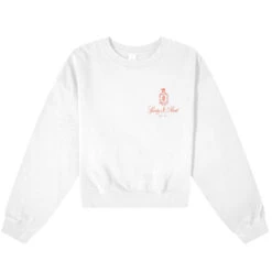 Sporty & Rich Vendome Cropped Sweat